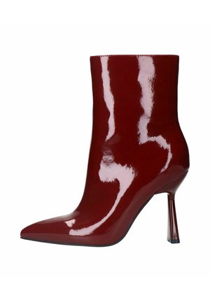 TRICHTERABSATZ - Enkellaarsjes met hoge hak - bordeaux red