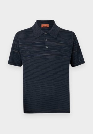 SHORT SLEEVE - Πόλο - navy blue/grey
