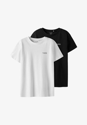 2ER-PACK - Osnovna majica kratkih rukava - black