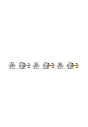 MYC Paris 3 PAIR - Orecchini - couleur or rose / cristal