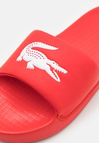 Lacoste CROCO 1.0 - Papuci - red/white