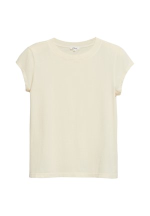 s.Oliver, T-SHIRT - Basic T-shirt - helles beige