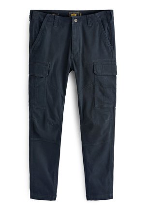 Next Slim Fit Stretch - Pantaloni cargo - blue