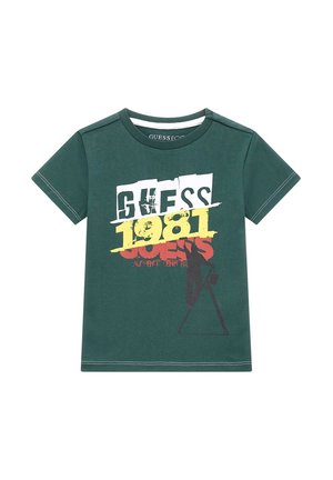 T-shirt con stampa - verde