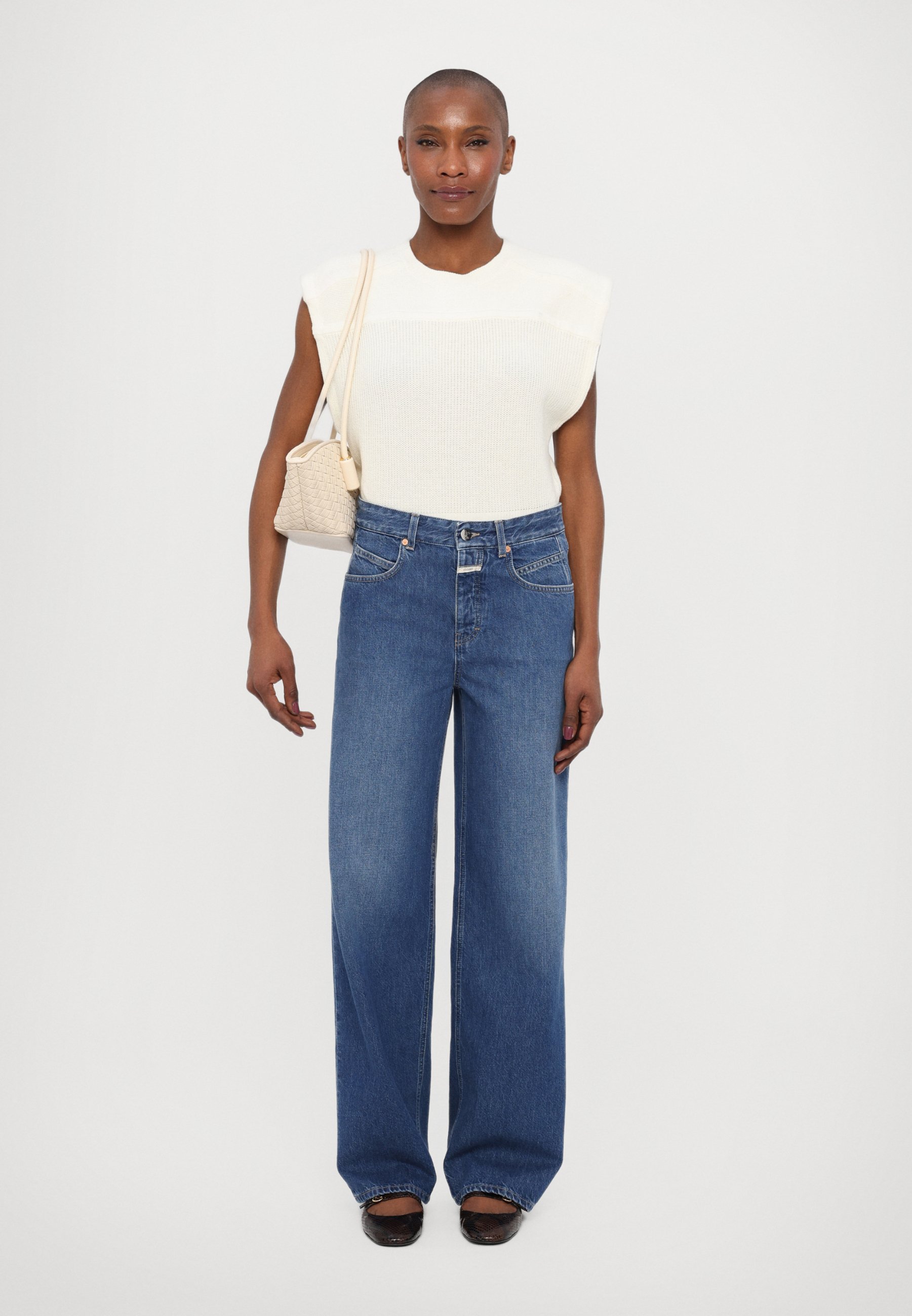 CLOSED NIKKA - Wide Leg - mid blue/blue - Zalando