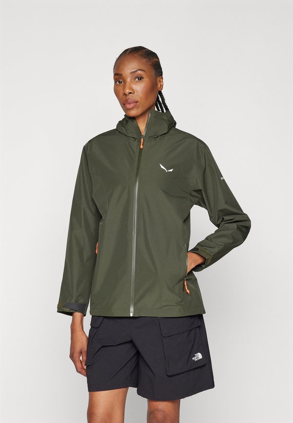 PUEZ JACKET - Waterproof jacket - dark olive