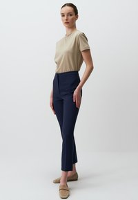 Jimmy Key SLIM FIT HIGH WAIST  - Broek - dark blue