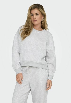 ONLY ONLBEST CREW NECK - Sweater - light grey melange