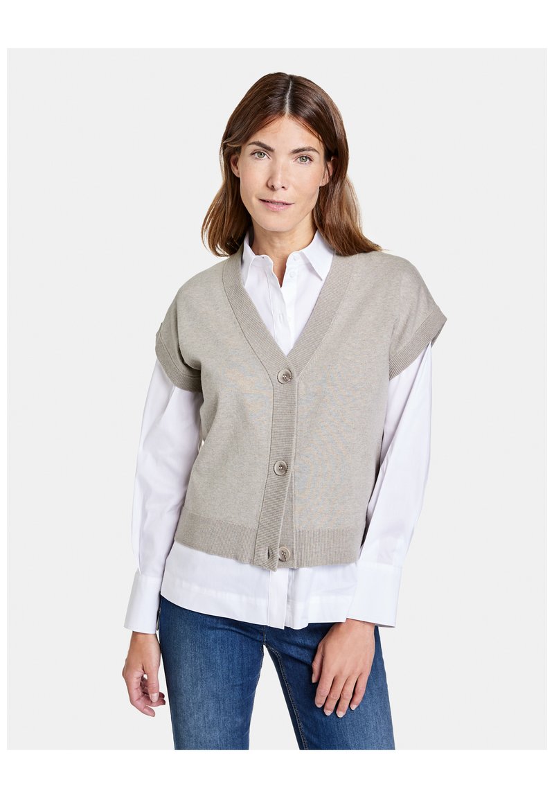 Damen Strickjacken | Gerry Weber Strickjacke dark clay melange/grau-meliert - IZ66092 Damen Strickjacken | Gerry Weber Strickjacke dark clay melange/grau-meliert - IZ66092