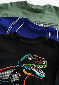 Next GRAPHIC 3 PACK REGULAR FIT - Pikkade varrukatega topp - green blue gaming