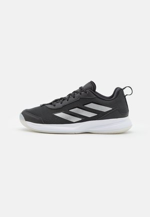 AVAFLASH - Clay court tennis shoes - core black/silver metallic/footwear white