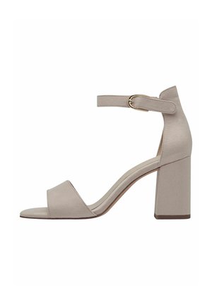 Højhælede sandaletter / Højhælede sandaler - ivory