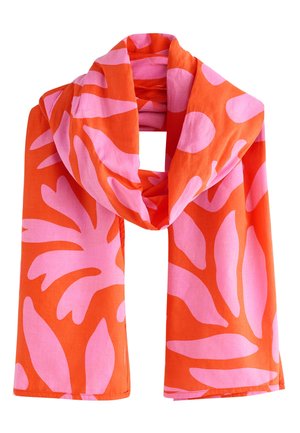 Next LIGHTWEIGHT - Huivi - pink orange abstract print