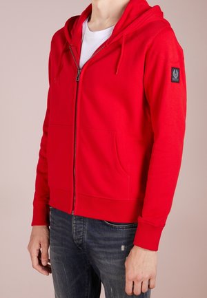 Felpa con zip - red