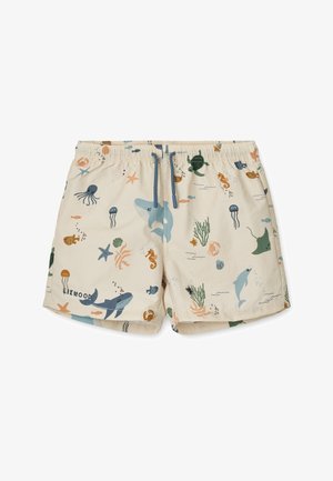 AIDEN PRINTED BOARD SHORTS - Fürdőnadrág - sandy