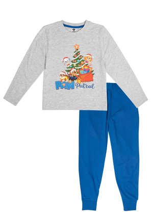XMAS FÜR-CHRISTMAS WINTER LANGARM MIT SET - Pyjamas - grau blau