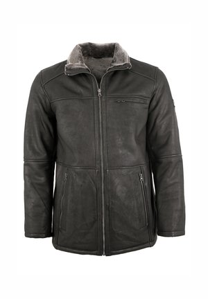 PIETRO - Leather jacket - schwarz