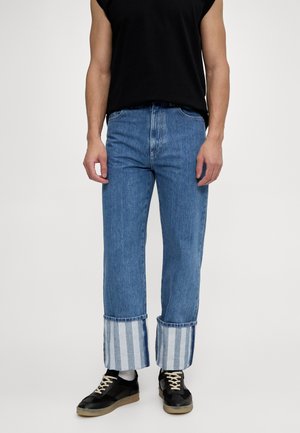 CLASSIC PANTS - Jean boyfriend - light washed denim