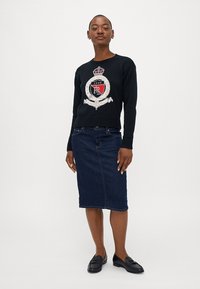 Lauren Ralph Lauren Petite RIEDNEE LONG SLEEVE - Vesta - black multi