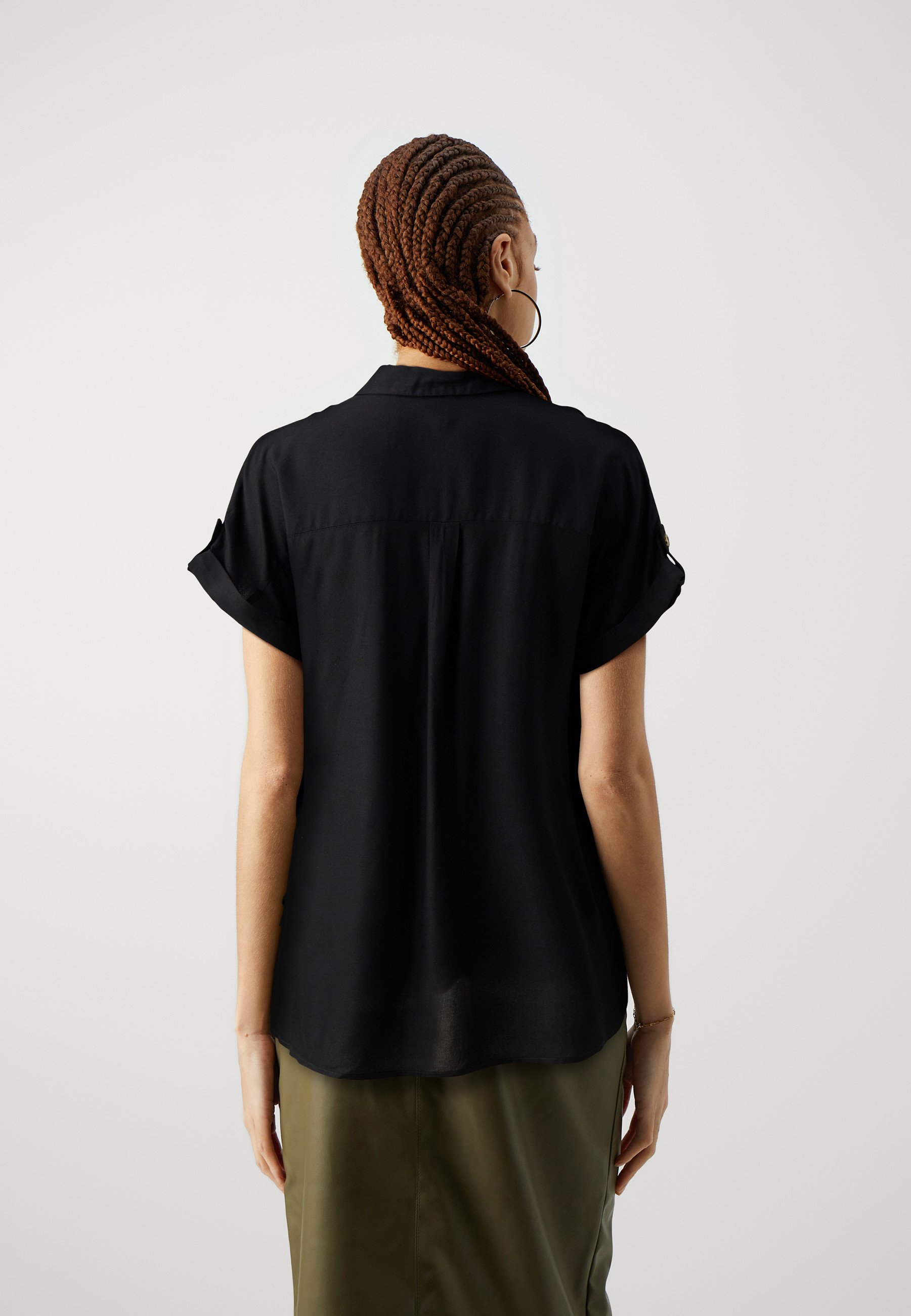 VERO MODA Damen Bluse Vmbumpy Classic – Langarm Shirt, Noos Design, Aus Synthetik