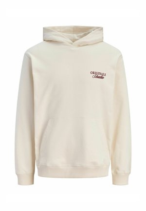 JORNORREBRO TYPO BACK HOOD SN - Pulover s kapuco - antique white