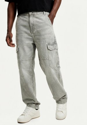 Bershka BAGGY CARGO szary