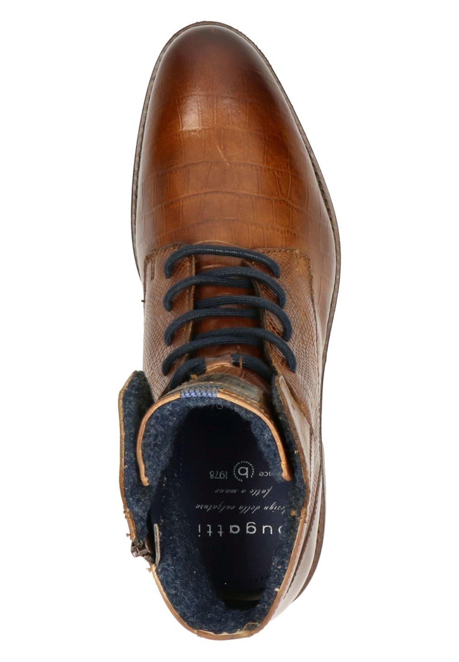 Bugatti HEREN - Veterboots - cognac/Cognac - Zalando.nl