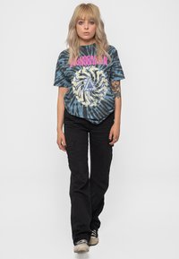Paradiso Clothing SOUNDGARDEN BADMOTORFINGER DYE WASH - Print T-shirt - blue