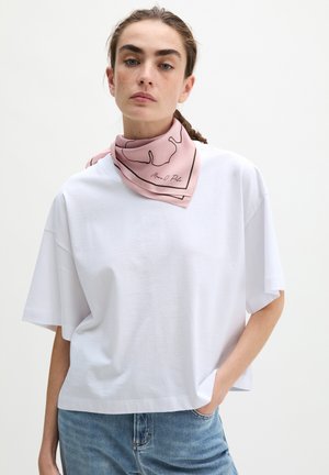 Marc O'Polo, MARC O'POLO SATIN-FOULARD MIT LÄSSIGEM PRINT - Tuch - light pink