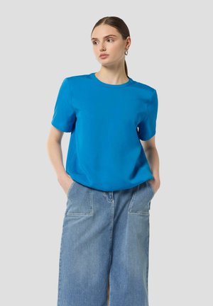 T-Shirt basic - azurblau