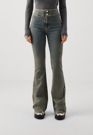 Jean flare - dark-blue denim