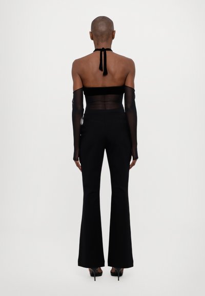 Diane von Furstenberg GREGORY PANTS - Auduma bikses - black