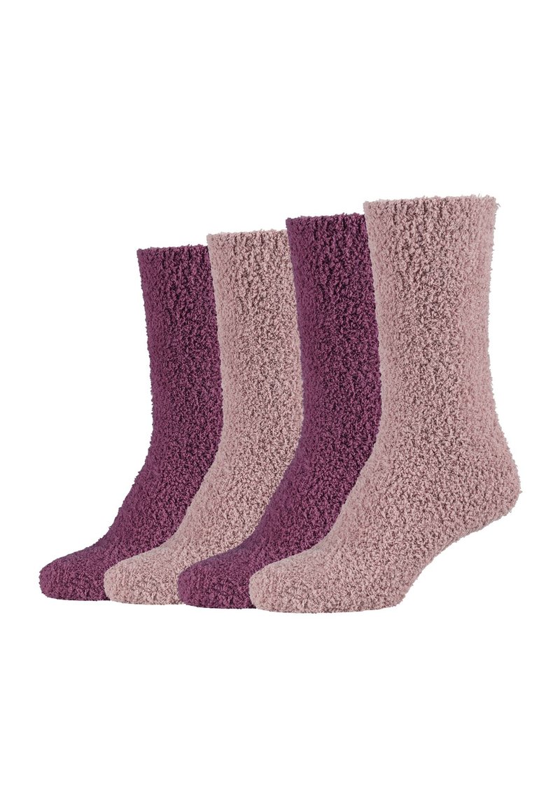 camano WOMEN COSY SOCKS 4 PACK - Calcetines - damson