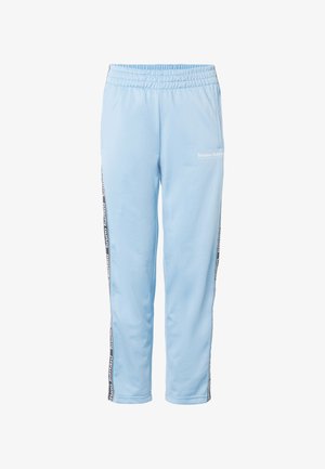 Bruno Banani TAPE LOGO PRINT TRACKPANTS UNISEX - Pantalon de survêtement - turquoise