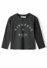 STANDARD  - Print T-shirt - mottled dark grey white