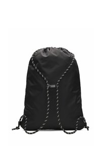 Under Armour HUSTLE - Virvele užtraukiamas sportinis krepšys - black