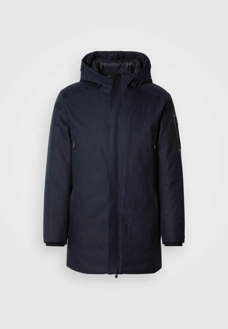 Boss Wintermantel donkerblauw