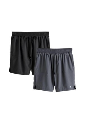 2 PACK - Shorts - black grey