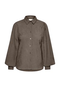 Bluza z gumbi - major brown c