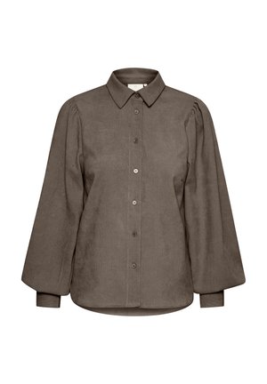 Kaffe Hemdbluse - major brown c