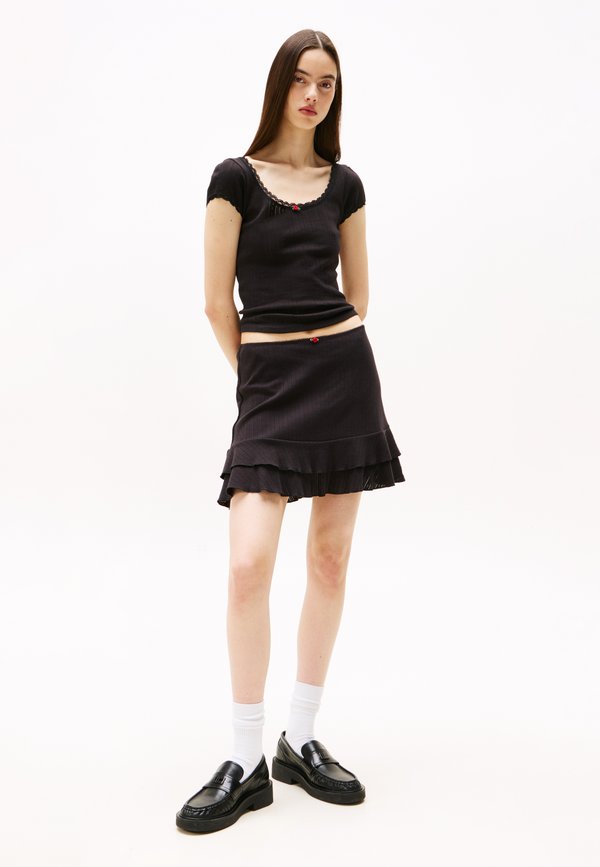 POINTELLE MINI SKIRT  - Mini skirt4