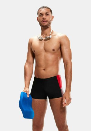 Costume da bagno a pantaloncino - black red