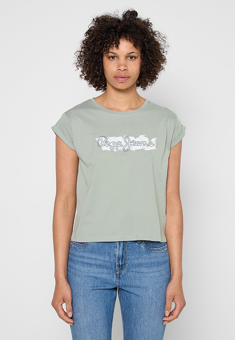 Pepe Jeans T-shirt print groen