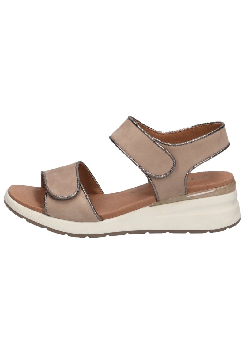 Damen Sneaker | Caprice Plateausandalette taupe nubuc/taupe - VL17827 Damen Sneaker | Caprice Plateausandalette taupe nubuc/taupe - VL17827