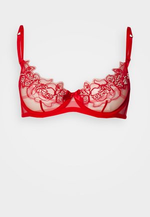 Agent Provocateur LINDIE - Merevítős melltartó - red