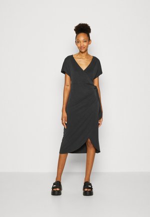 Monki Robe en jersey - black dark