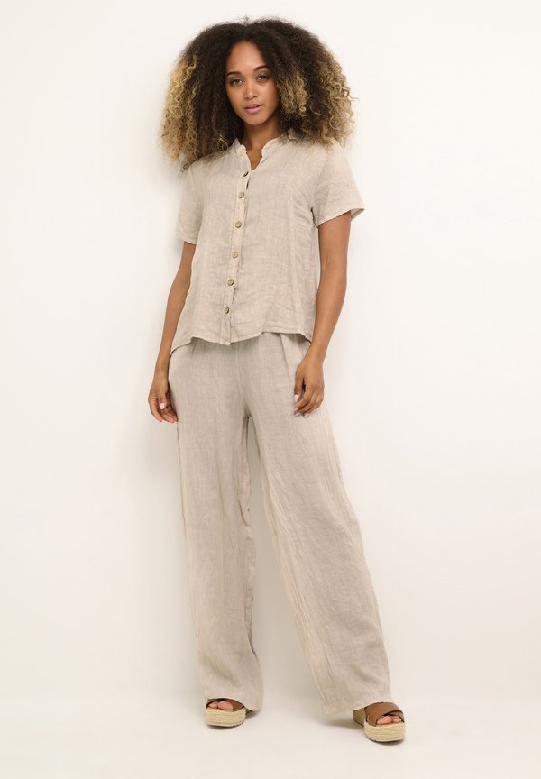 CRBELLIS SHORT SLEEVE - Blouse - crispy sand2