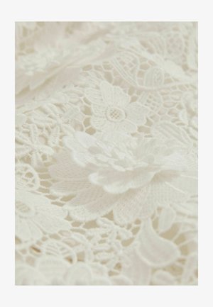 Reiss REISS MELODY GUIPURE-LACE MIDI DRESS - Vardagsklänning - ivory