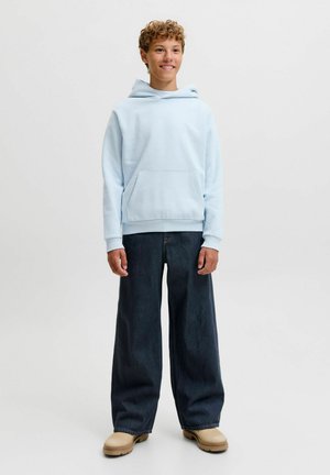Jack & Jones Junior, HOODIE BACKPRINTET HOODIE BOYS - Felpa con cappuccio - skyway