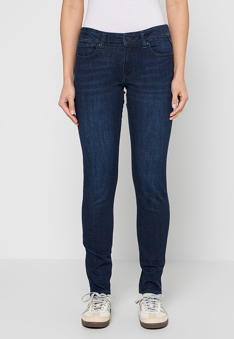 Replay Jeans Skinny Fit donkerblauw